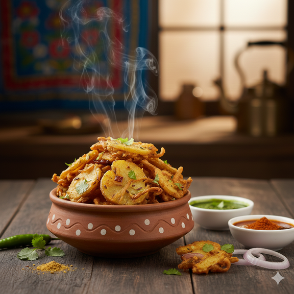 Aloo Pyaaz Pakoda